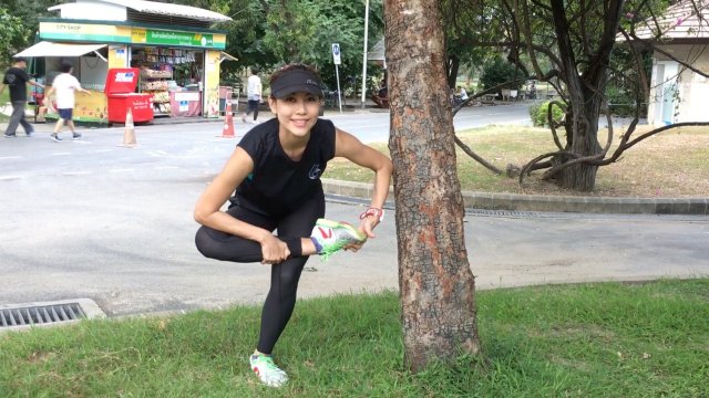 สาวนักวิ่งขาแรง