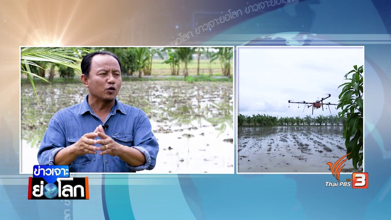 ข่าวเจาะย่อโลก - เกษตรกรยุคใหม่ใช้เทคโนโลยีลดต้นทุนการผลิต บุกตลาดออนไลน์