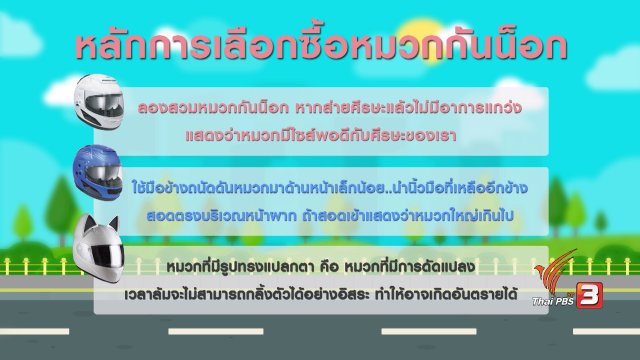 กระจ่างรอบตัว : เรื่องควรรู้ของหมวกกันน็อก