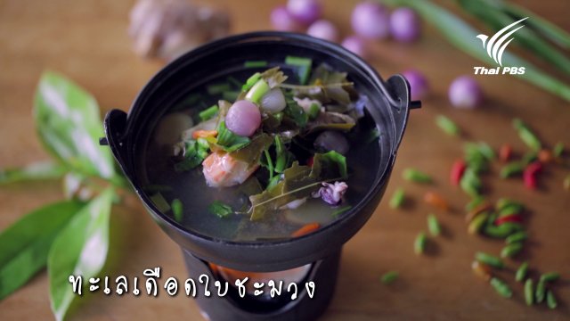 ทะเลเดือดใบชะมวง