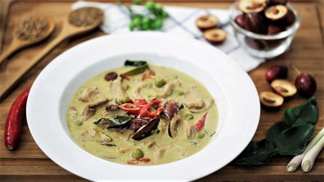 แกงเขียวหวานละมุดสีดา