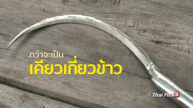 อาชีพทั่วไทย : กว่าจะเป็นเคียวเกี่ยวข้าว