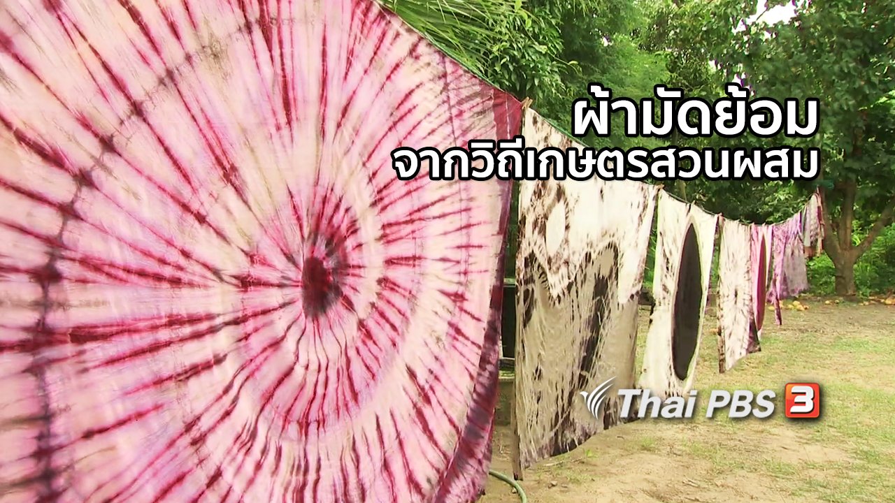 ไทยบันเทิง - หัวใจในลายผ้า : ผ้ามัดย้อมจากวิถีเกษตรสวนผสม