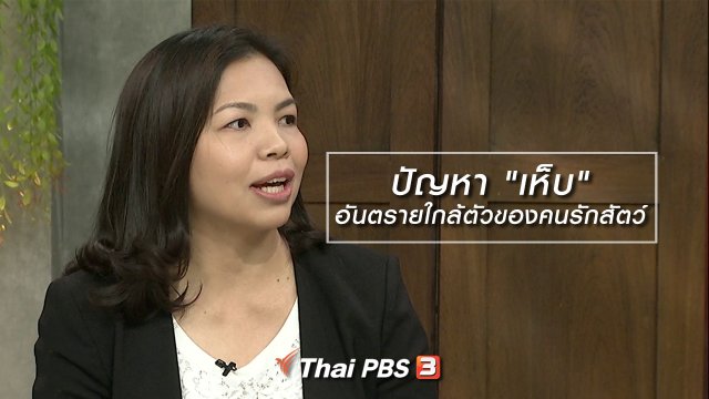 นารีสนทนา : ปัญหา "เห็บ" อันตรายใกล้ตัวของคนรักสัตว์