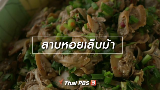 ตะลุยทั่วไทย : ลาบหอยเล็บม้า