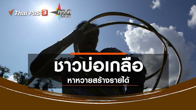 อาชีพทั่วไทย : ชาวบ้านบ่อเกลือหาหวายสร้างรายได้