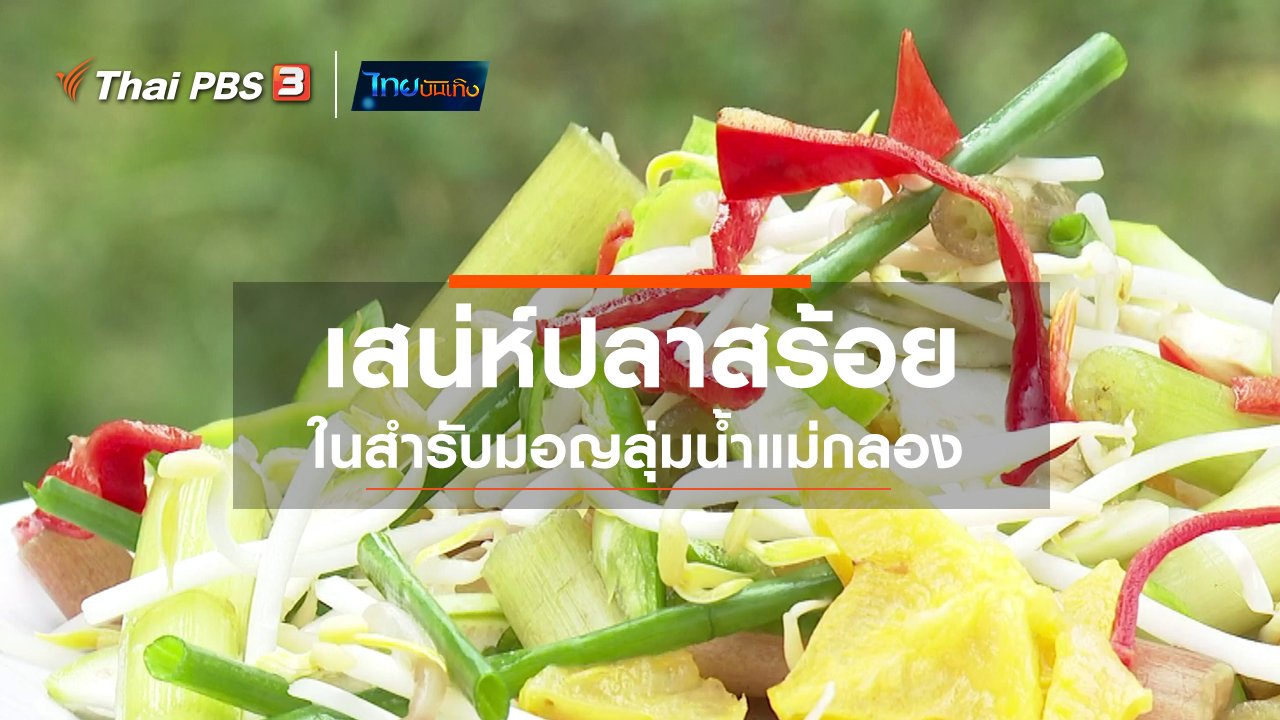 ไทยบันเทิง - อิ่มมนต์รส : เสน่ห์ปลาสร้อยในสำรับมอญลุ่มน้ำแม่กลอง