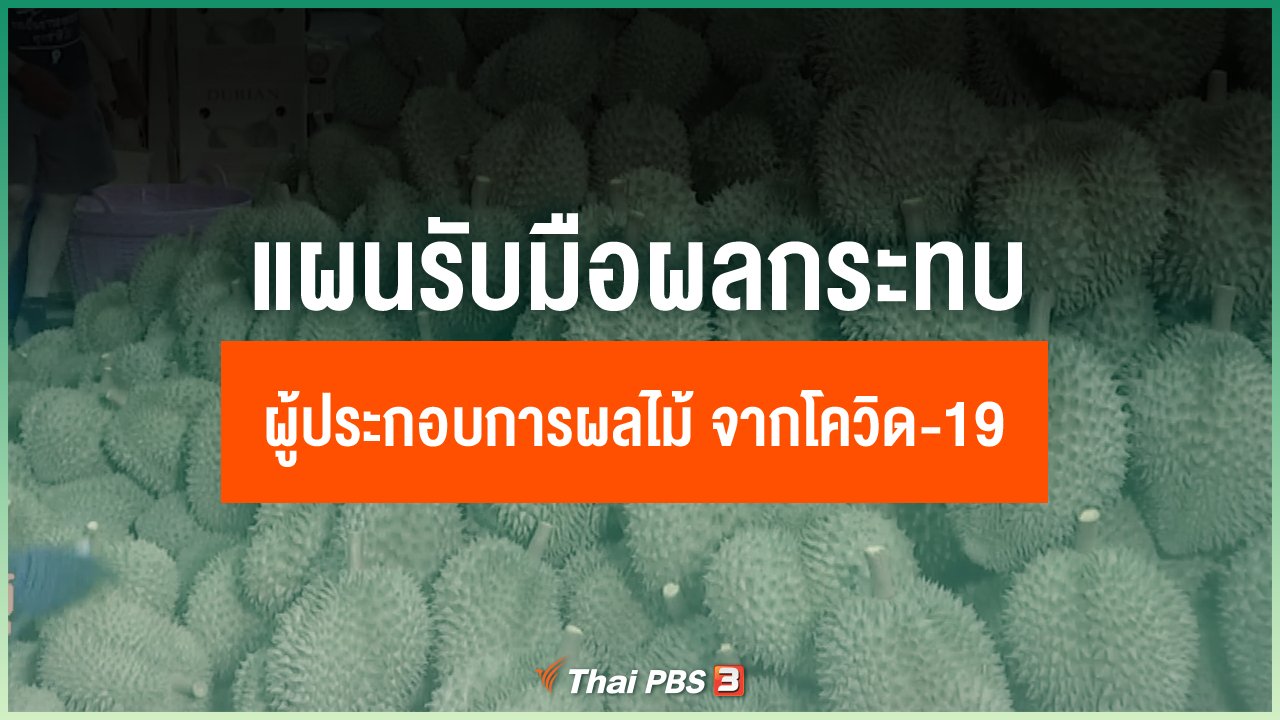 Coronavirus - แผนรับมือผลกระทบผู้ประกอบการผลไม้ จากโควิด-19