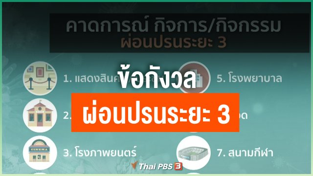 ข้อกังวลผ่อนปรนระยะ 3