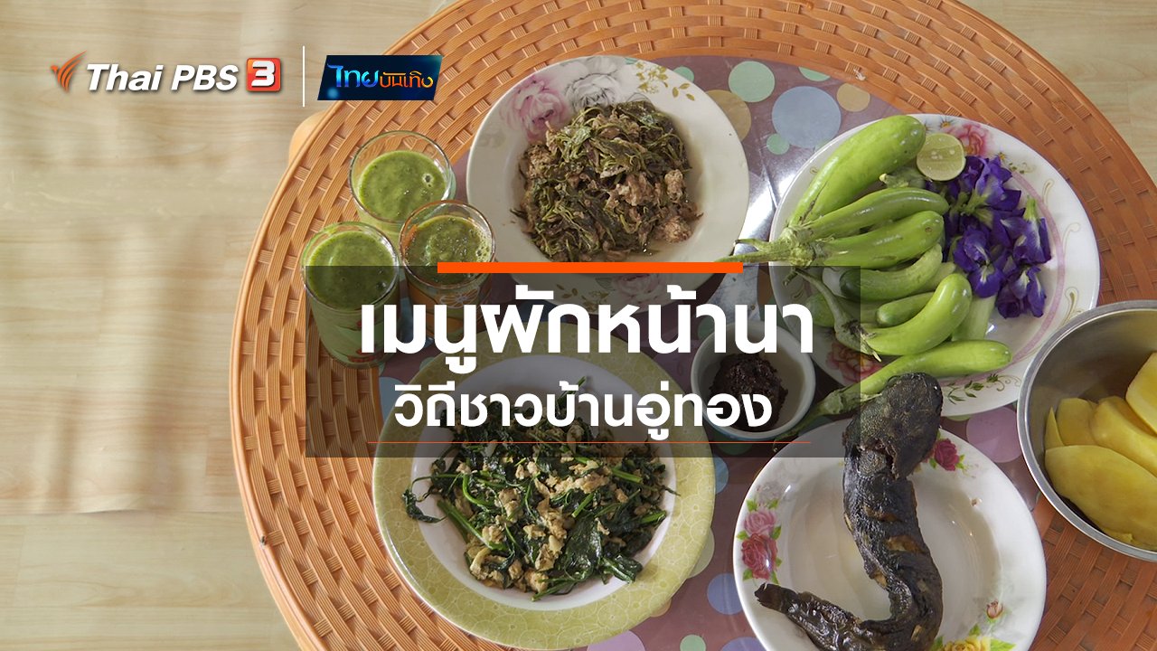 ไทยบันเทิง - อิ่มมนต์รส : เมนูผักหน้านาวิถีชาวบ้านอู่ทอง