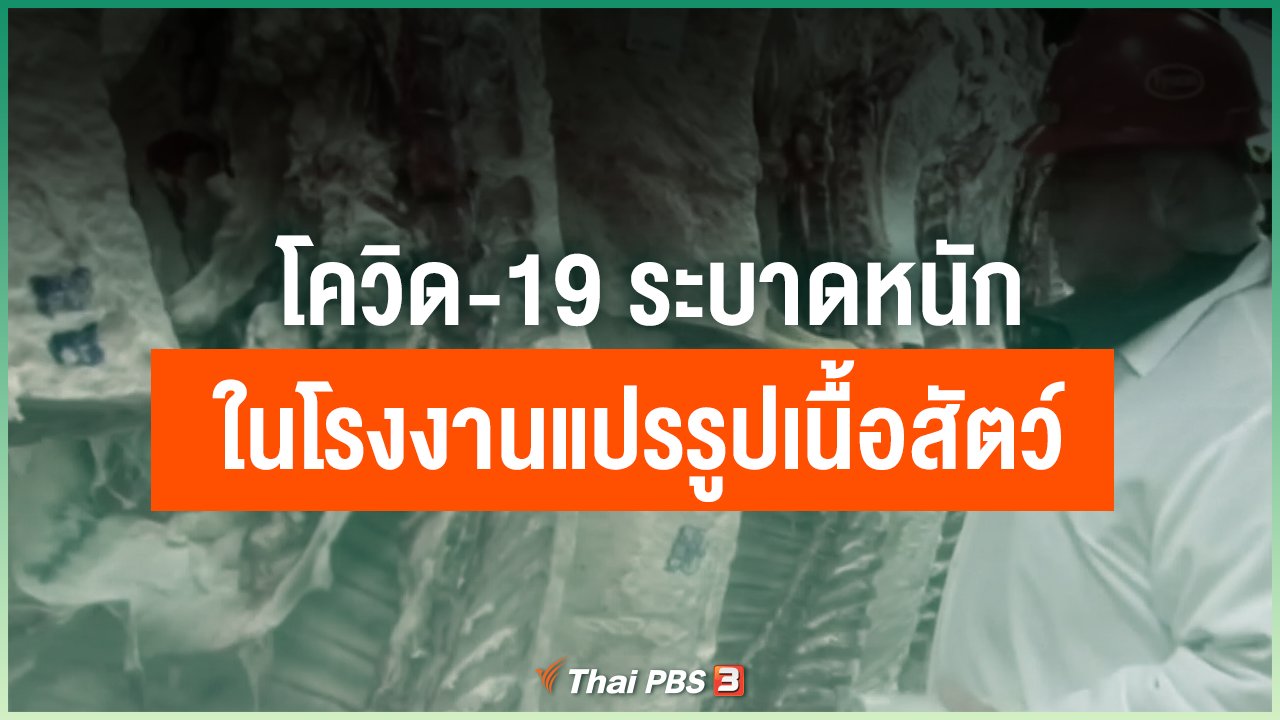 Coronavirus - โควิด-19 ระบาดหนักในโรงงานแปรรูปเนื้อสัตว์