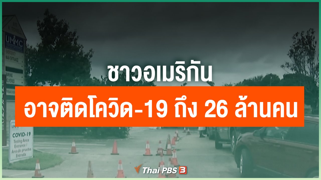 Coronavirus - ชาวอเมริกันอาจติดโควิด-19 ถึง 26 ล้านคน
