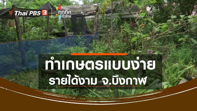 ทำเกษตรแบบง่ายรายได้งาม จ.บึงกาฬ