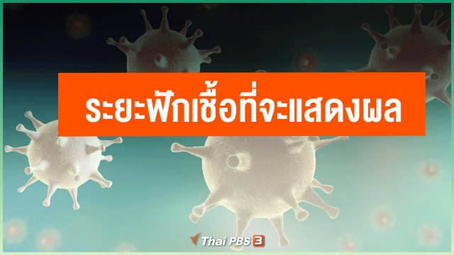 ระยะฟักเชื้อที่จะแสดงผล