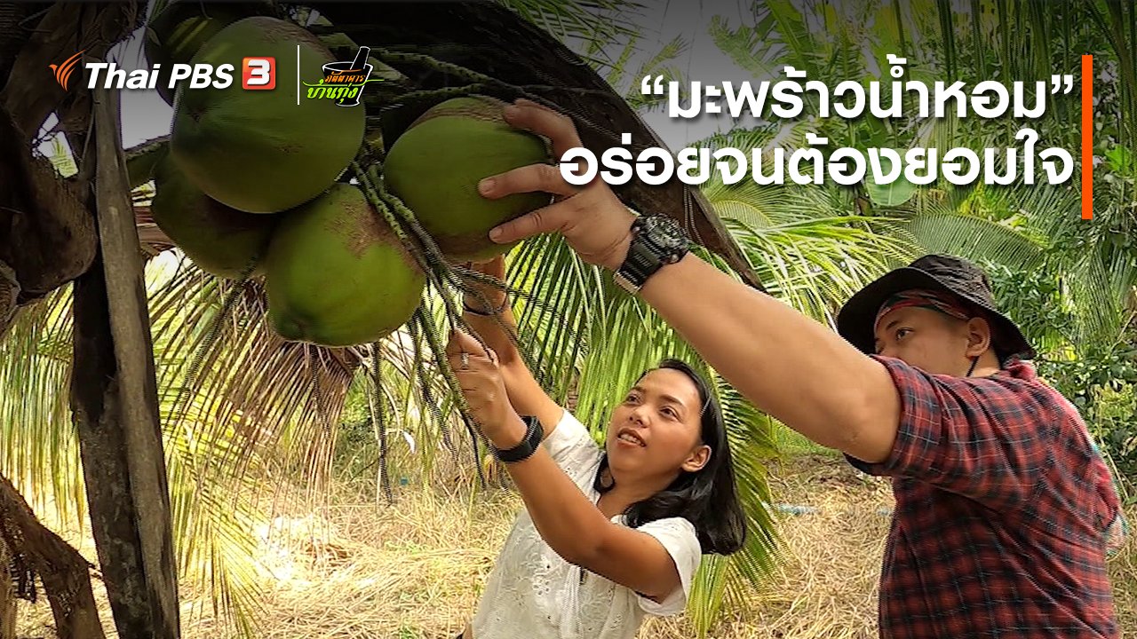 ภัตตาคารบ้านทุ่ง - คลิปบ้านทุ่ง : “มะพร้าวน้ำหอม” อร่อยจนต้องยอมใจ