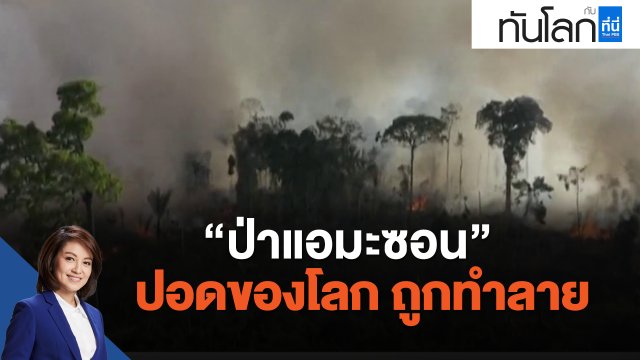 "ป่าแอมะซอน" ปอดของโลก ถูกทำลาย