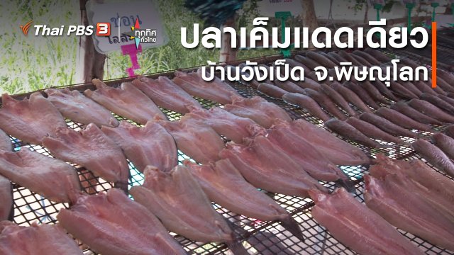 ปลาเค็มแดดเดียวบ้านวังเป็ด จ.พิษณุโลก : อาชีพทั่วไทย