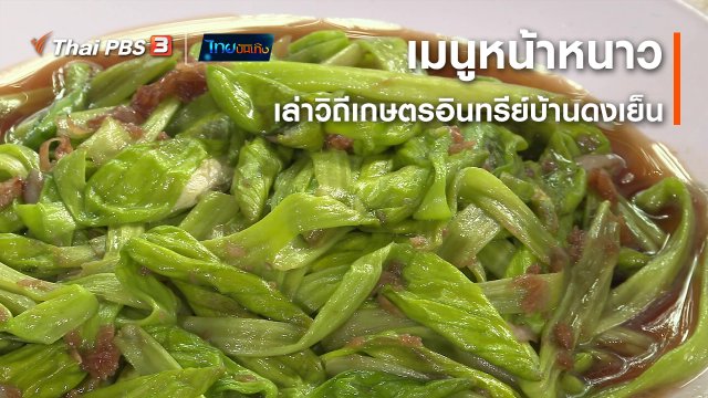 ​อิ่มมนต์รส : เมนูหน้าหนาว เล่าวิถีเกษตรอินทรีย์บ้านดงเย็น