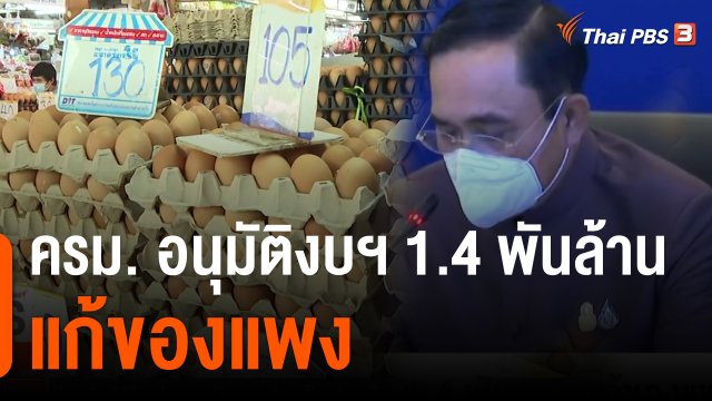 ครม.อนุมัติงบฯ 1.4 พันล้าน แก้ของแพง