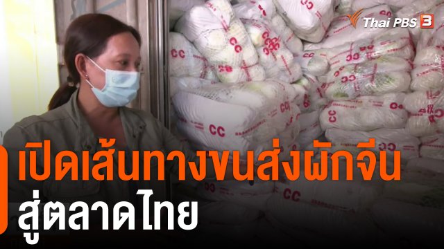 เปิดเส้นทางขนส่งผักจีนสู่ตลาดไทย